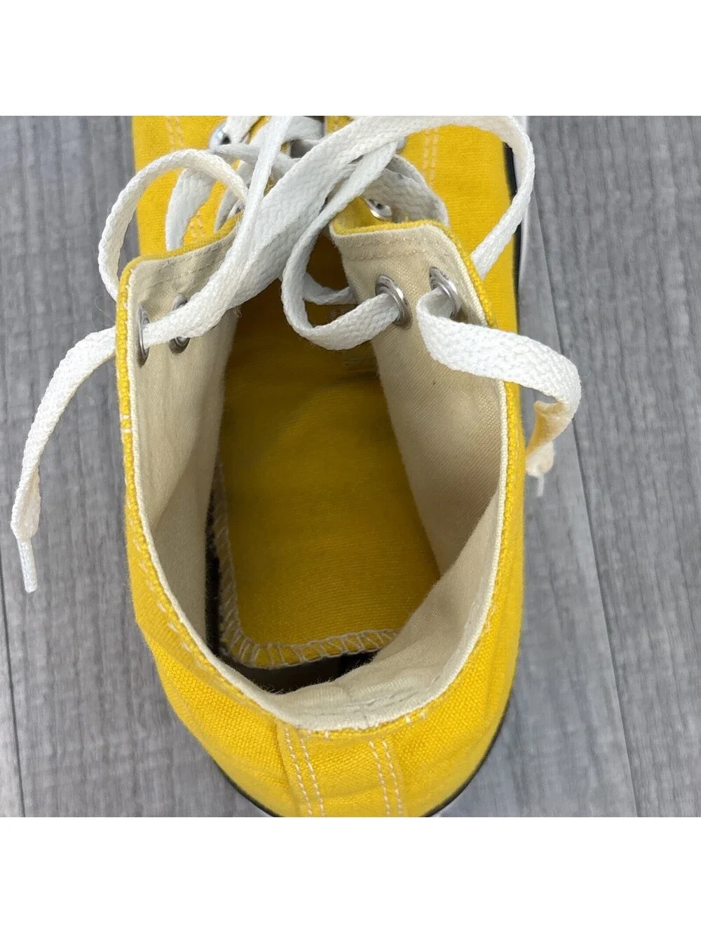 Converse Chuck Taylor Yellow High Tops M8 W10
